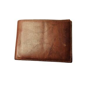 Barely Used Classic Brown Leather Wallet